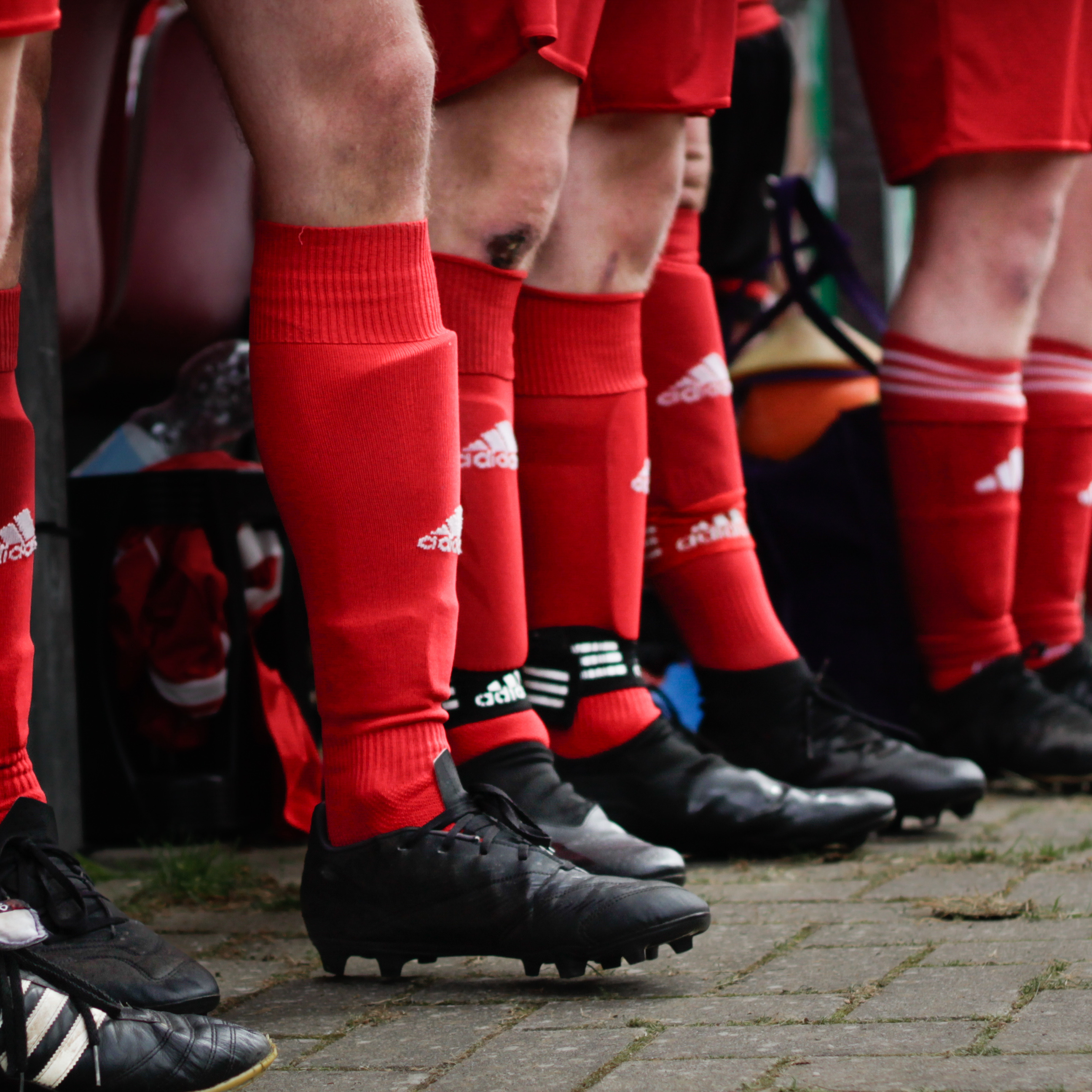 Sportanlage in Hochmoor aus Vogelperspektive